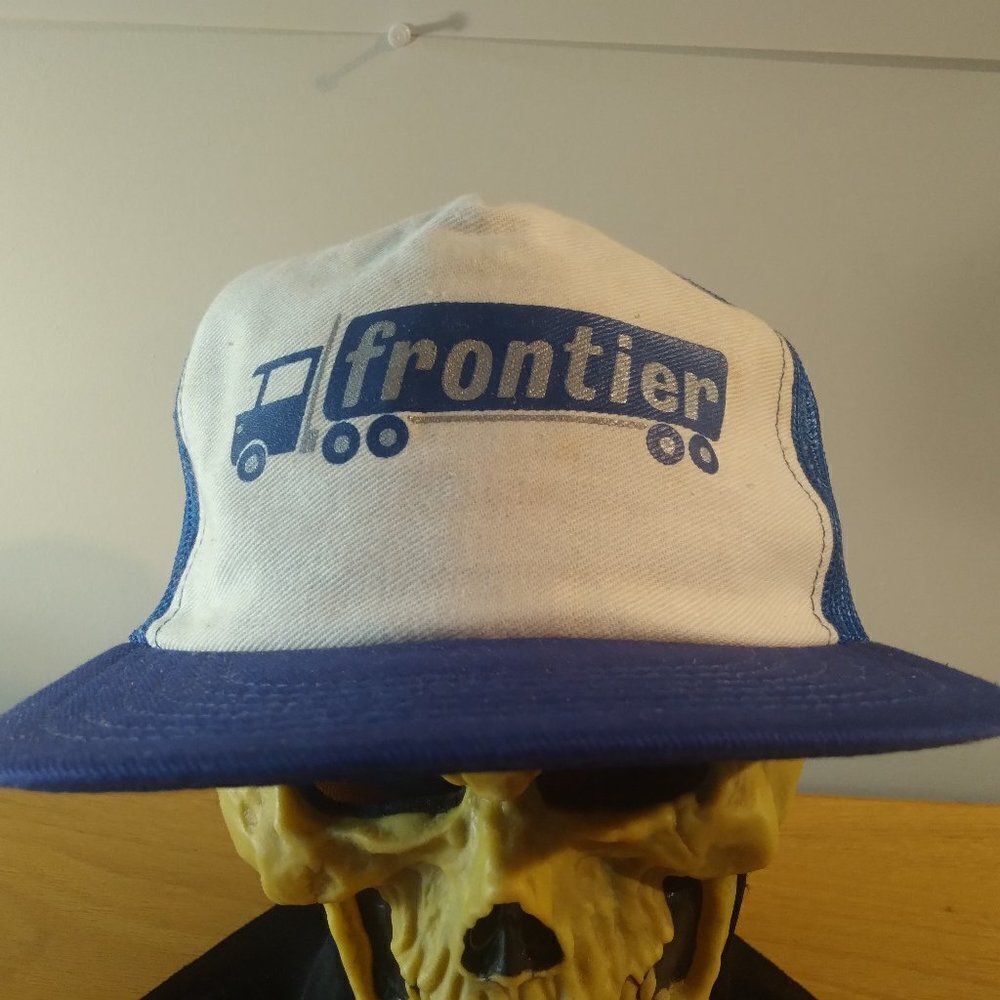 Vintage Frontier Transport Snap Back Trucker Hat